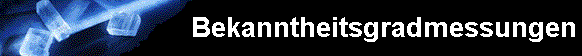 Bekanntheitsgradmessungen